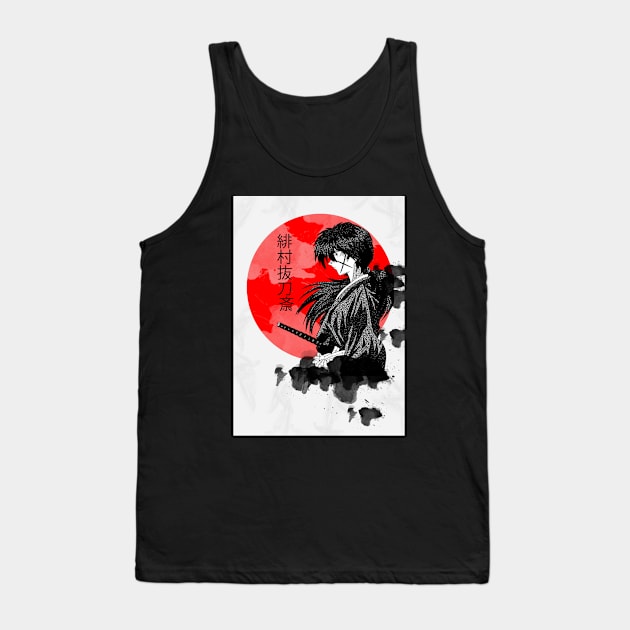 Samurai X Rurouni Kenshin Himura Tank Top by ahmadzakiramadhan